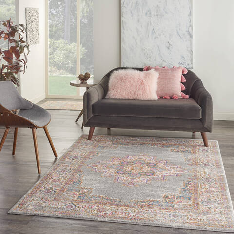 Nourison Passion Grey 53 X 73 Area Rug 805-114449 Image 5