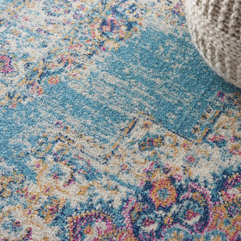 Nourison Passion Blue 39 X 59 Area Rug 805-114451 Image 4