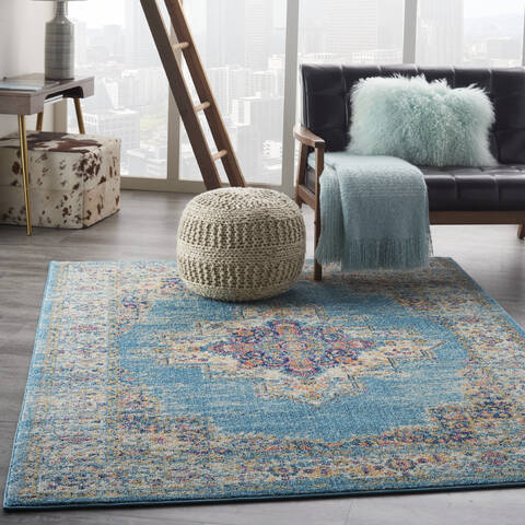 Nourison Passion Blue 39 X 59 Area Rug 805-114451 Image 5