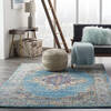 Nourison Passion Blue 39 X 59 Area Rug  805-114451 Thumb 3