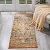 Nourison Passion Blue Runner 110 X 60 Area Rug 805-114453 Thumb 3