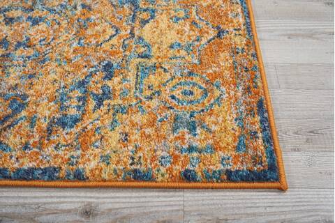 Nourison Passion Blue Runner 22 X 76 Area Rug 805-114454 Image 4