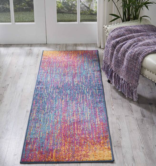 Nourison Passion Multicolor Runner 110 X 60 Area Rug 805-114455 Image 3