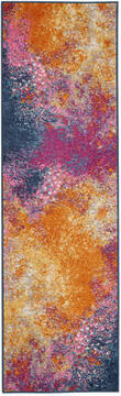 Nourison Passion Multicolor Runner 6 to 9 ft Polypropylene Carpet 114458