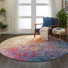 Nourison Passion Multicolor Round 80 X 80 Area Rug  805-114460 Thumb 3