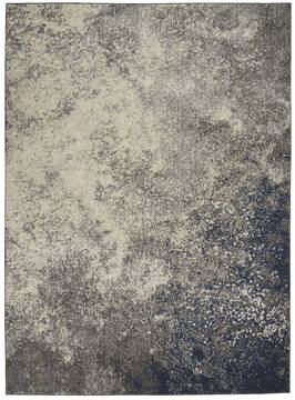 Nourison Passion Grey Rectangle 5x7 ft Polypropylene Carpet 114462