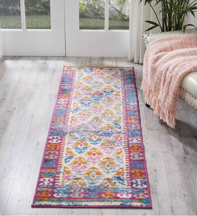 Nourison Passion Beige Runner 110 X 60 Area Rug 805-114463 Image 3
