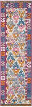Nourison Passion Beige Runner 6 to 9 ft Polypropylene Carpet 114464