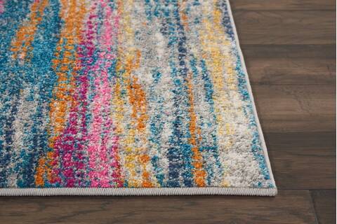 Nourison Passion Grey Runner 110 X 60 Area Rug 805-114465 Image 4