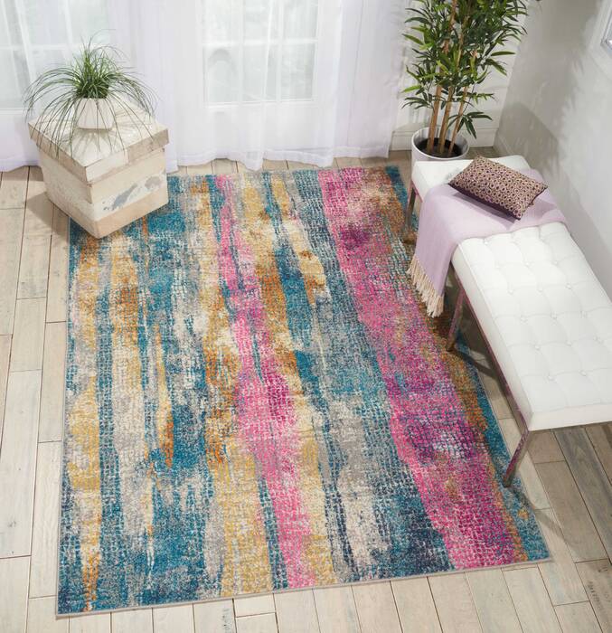 Nourison Passion Grey 53 X 73 Area Rug 805-114469 Image 3