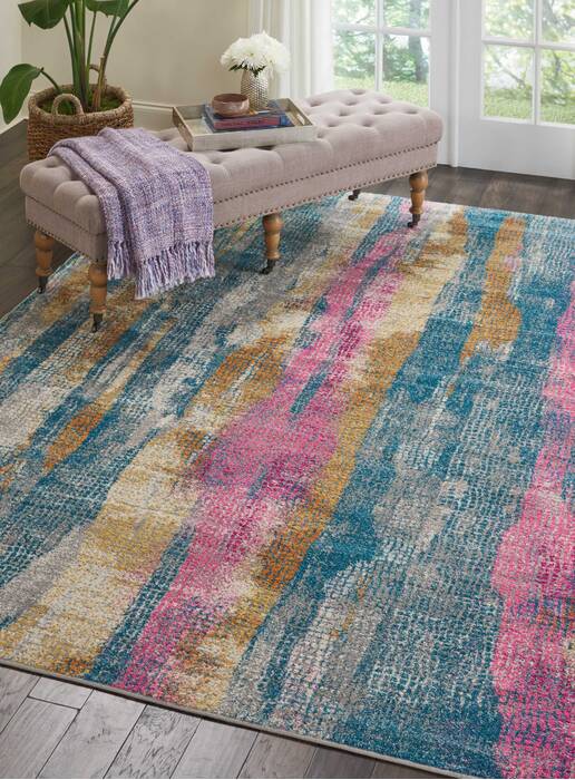 Nourison Passion Grey 80 X 100 Area Rug 805-114471 Image 3