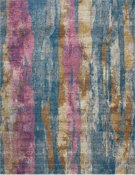 Nourison Passion Grey Rectangle 8x10 ft Polypropylene Carpet 114471