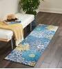 Nourison Passion Blue Runner 110 X 60 Area Rug 805-114472 Thumb 3