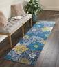 Nourison Passion Blue Runner 22 X 76 Area Rug 805-114474 Thumb 3