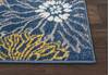 Nourison Passion Blue Runner 22 X 76 Area Rug 805-114474 Thumb 4