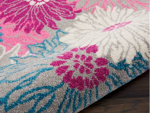 Nourison Passion Grey Runner 22 X 76 Area Rug 805-114475 Image 2