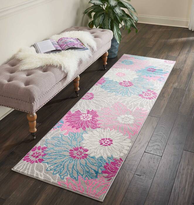 Nourison Passion Grey Runner 22 X 76 Area Rug 805-114475 Image 3