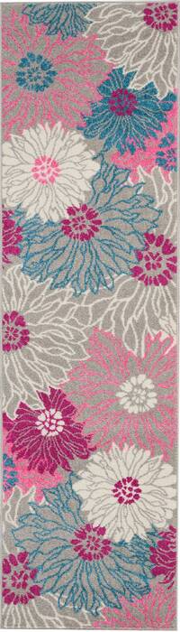 Nourison Passion Grey Runner 22 X 76 Area Rug 805-114475 Image 0