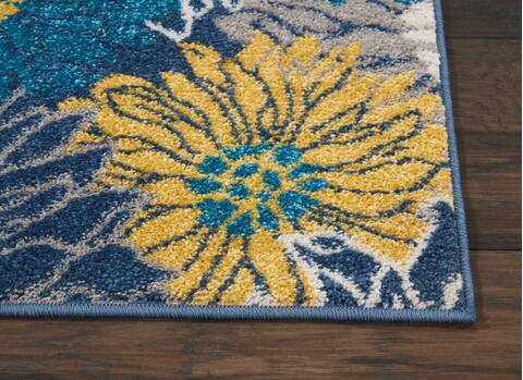 Nourison Passion Blue 110 X 210 Area Rug 805-114476 Image 5