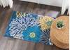 Nourison Passion Blue 110 X 210 Area Rug 805-114476 Thumb 3