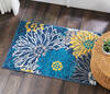 Nourison Passion Blue 110 X 210 Area Rug  805-114476 Thumb 4