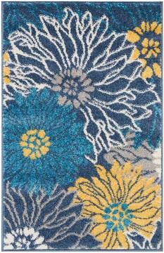 Nourison Passion Blue 1'10" X 2'10" Area Rug  805-114476