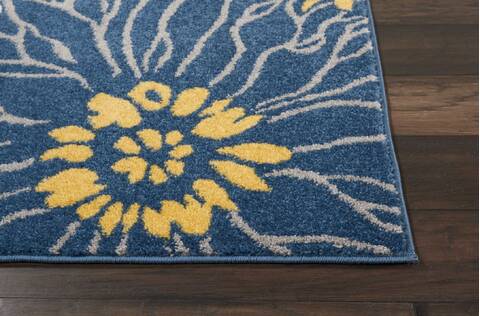 Nourison Passion Blue 67 X 96 Area Rug 805-114477 Image 5