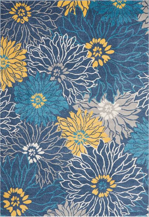 Nourison Passion Blue 67 X 96 Area Rug 805-114477 Image 0