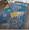 Nourison Passion Blue 67 X 96 Area Rug  805-114477 Thumb 4