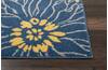 Nourison Passion Blue 67 X 96 Area Rug  805-114477 Thumb 5