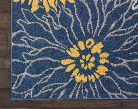 Nourison Passion Blue 80 X 100 Area Rug 805-114478 Image 1