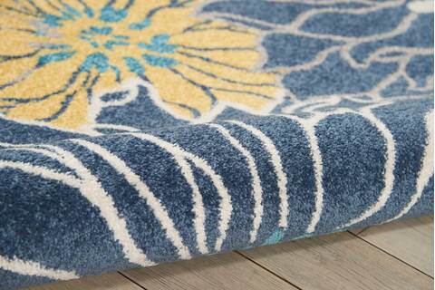 Nourison Passion Blue 80 X 100 Area Rug 805-114478 Image 2