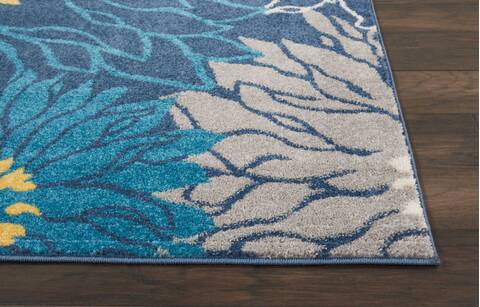 Nourison Passion Blue 80 X 100 Area Rug 805-114478 Image 4