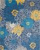 Nourison Passion Blue 80 X 100 Area Rug  805-114478 Thumb 0