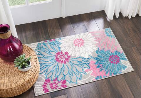 Nourison Passion Grey 110 X 210 Area Rug 805-114479 Image 3
