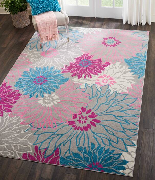 Nourison Passion Grey 67 X 96 Area Rug 805-114480 Image 3