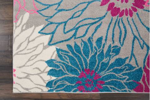 Nourison Passion Grey 80 X 100 Area Rug 805-114481 Image 1