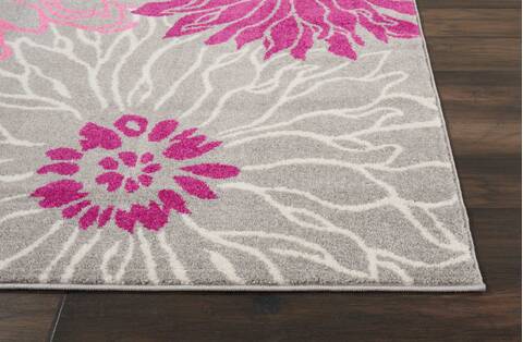 Nourison Passion Grey 80 X 100 Area Rug 805-114481 Image 4