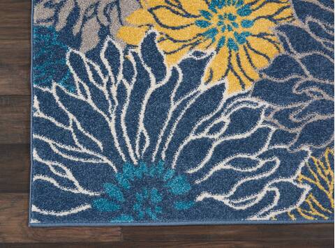 Nourison Passion Blue 39 X 59 Area Rug 805-114482 Image 1