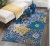 Nourison Passion Blue 39 X 59 Area Rug  805-114482 Thumb 3