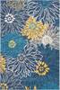 Nourison Passion Blue 39 X 59 Area Rug  805-114482 Thumb 0