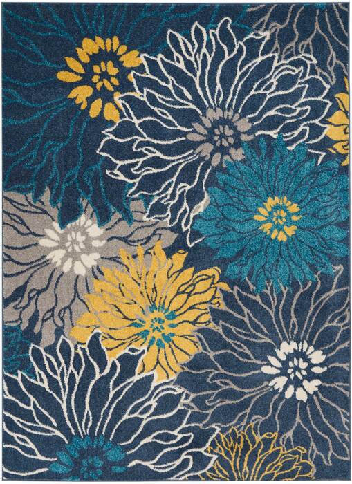 Nourison Passion Blue 53 X 73 Area Rug 805-114483 Image 0