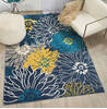 Nourison Passion Blue 53 X 73 Area Rug  805-114483 Thumb 4