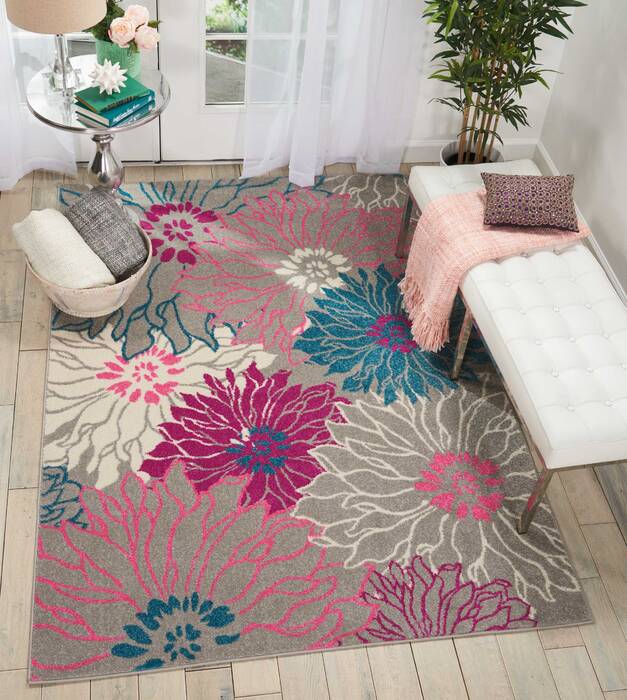 Nourison Passion Grey 53 X 73 Area Rug 805-114485 Image 3