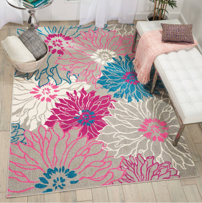Nourison Passion Grey 53 X 73 Area Rug 805-114485 Image 4
