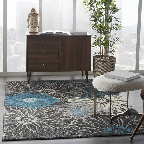 Nourison Passion Grey 53 X 73 Area Rug 805-114486 Image 5