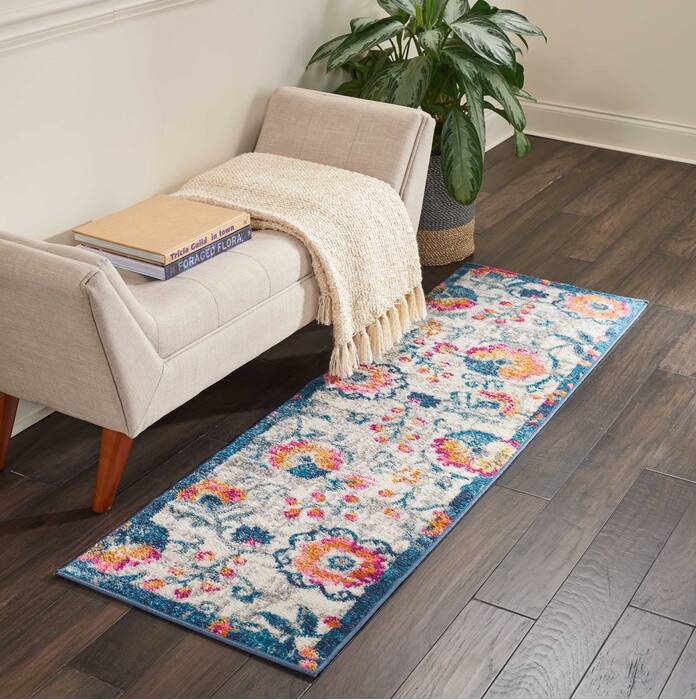 Nourison Passion Beige Runner 110 X 60 Area Rug 805-114488 Image 3