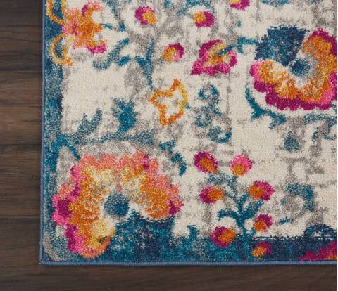 Nourison Passion Beige Runner 22 X 76 Area Rug 805-114489 Image 1