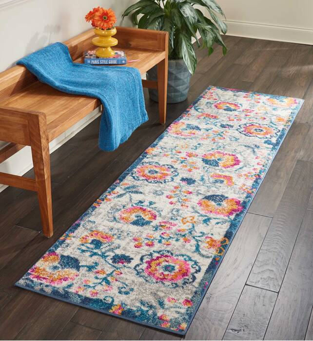 Nourison Passion Beige Runner 22 X 76 Area Rug 805-114489 Image 3