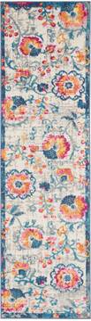 Nourison Passion Beige Runner 6 to 9 ft Polypropylene Carpet 114489
